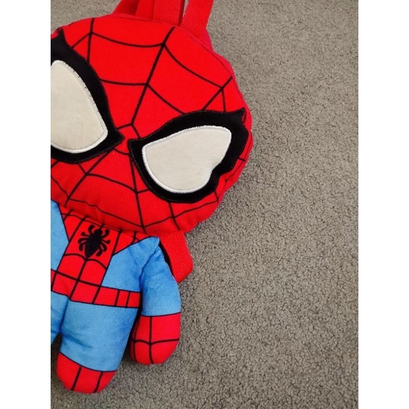 Jual TAS MINISO - MARVEL COLLECTION PLUSH BACKPACK (SPIDERMAN) | Shopee ...