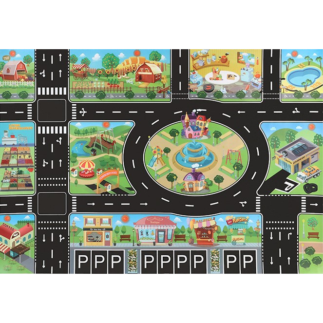 Jual Mainan peta jalan URBAN ROAD MAP mobil mobilan Mainan Peta Jalan ...