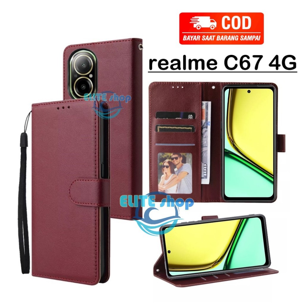 Nueva Funda Compatible Con Realme 9i 5g, Funda Tipo Libro De Cuero Con Cierre Magnetico Compatible Con Realme 9i 5g