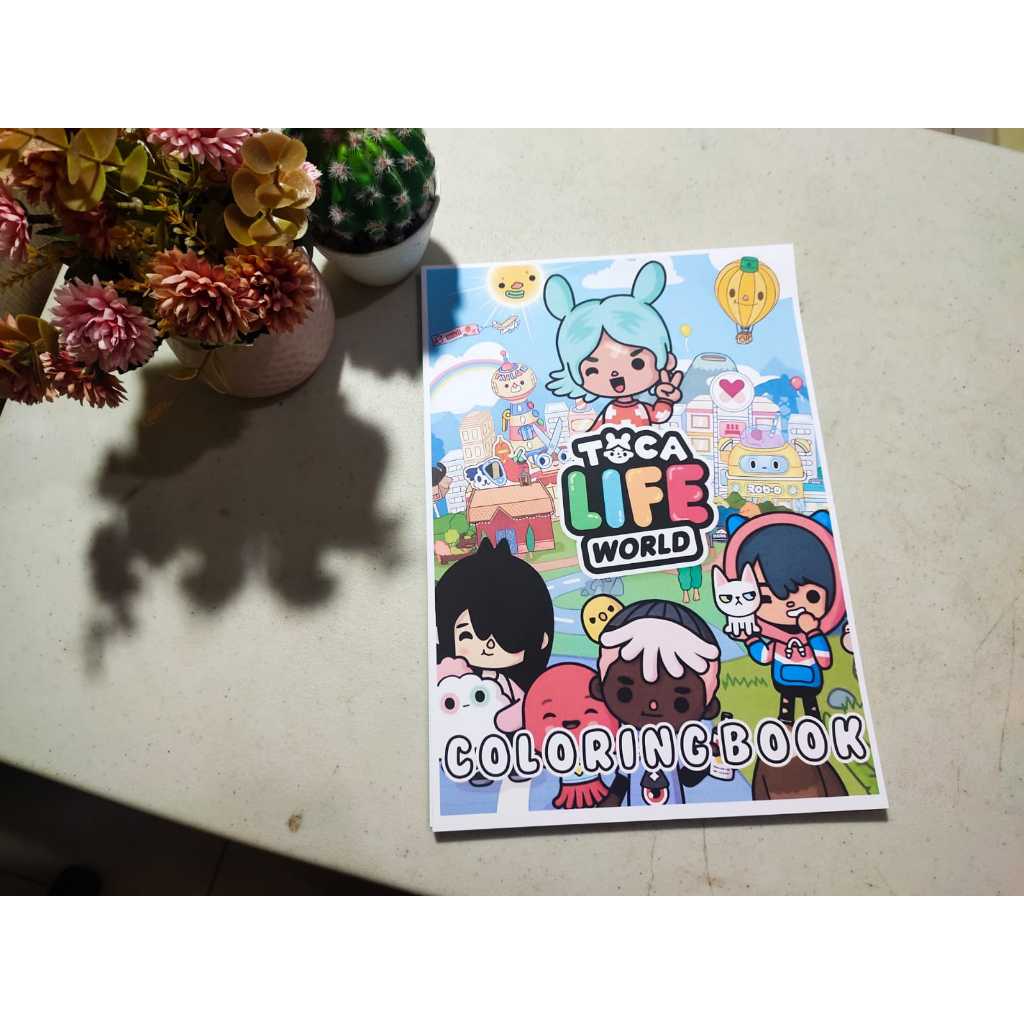 Jual Toca Boca Coloring Book Buku Mewarnai Anak Remaja Dewasa Aesthetic