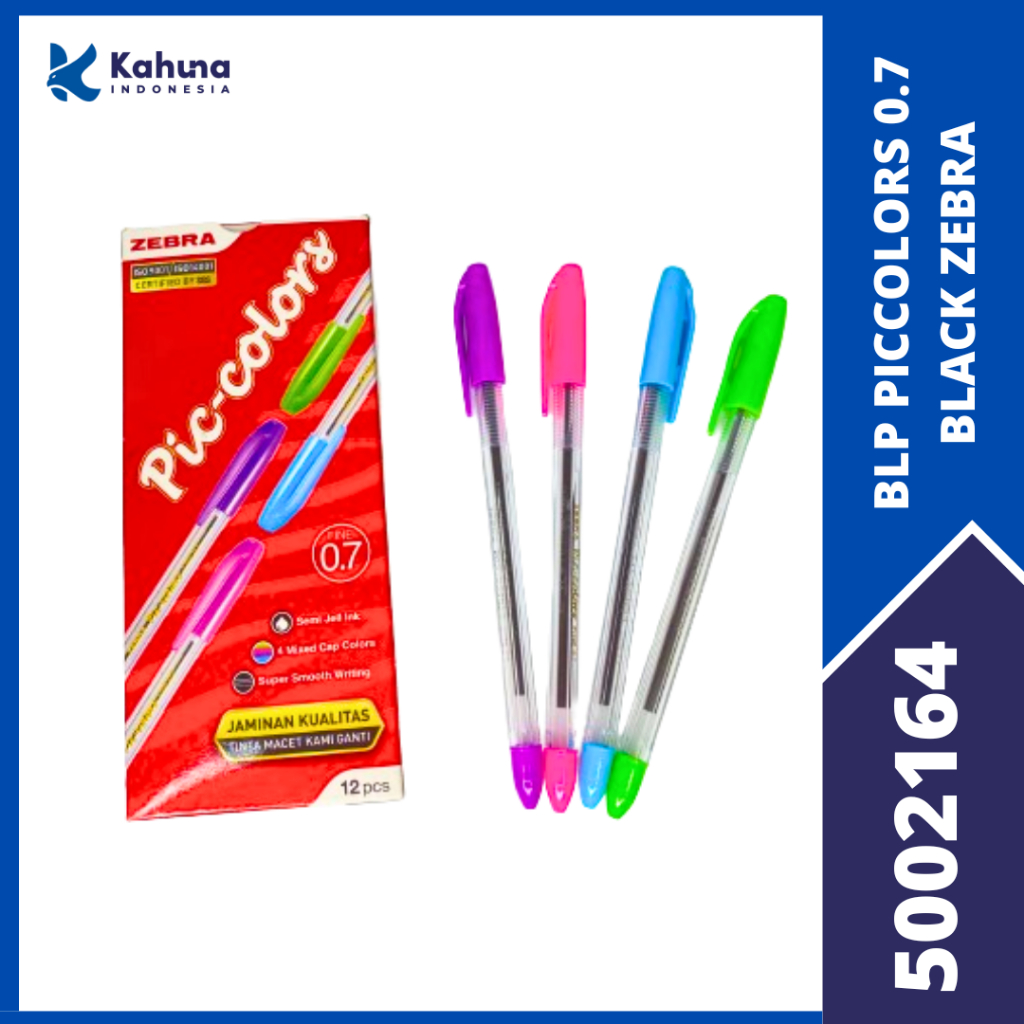 Jual Ballpoint Bolpen Pulpen Zebra Pic Colours Pak Shopee Indonesia