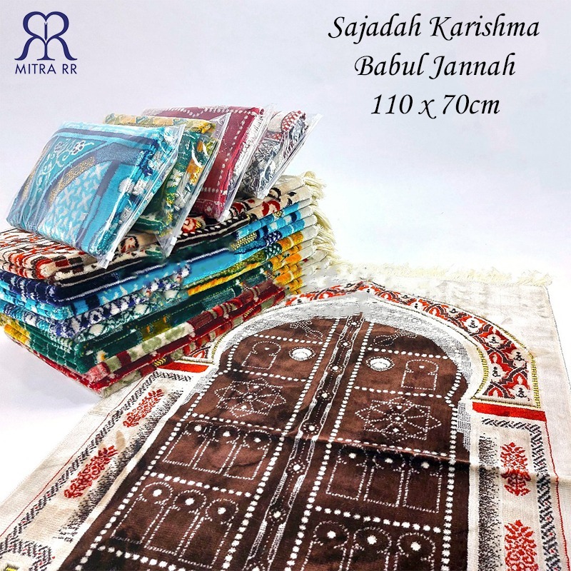 Jual Sajadah Karishma Babul Jannah | Sajadah Turkey Bludru Besar
