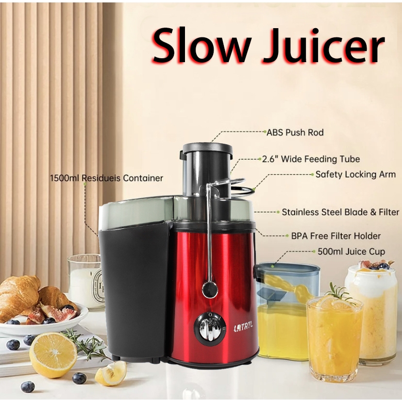Jual Slow Juicer Multifungsi Pengekstrak Juice Sari Buah Tanpa Ampas