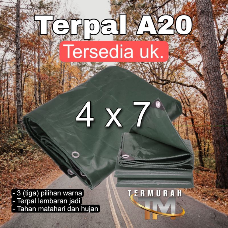 Jual Terpal TERPAULIN A20 KOREA UKURAN 4X7 METER | Shopee Indonesia