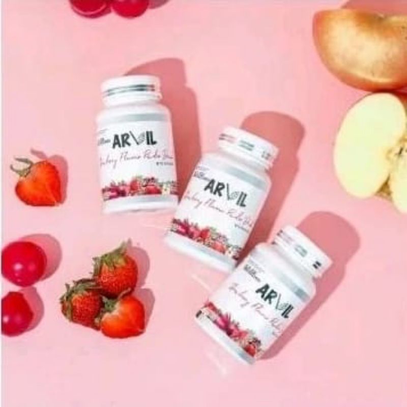 Jual ARVIL gluta drink ( Gluta ARVIL ) infus whitening aman BPOM halal ...