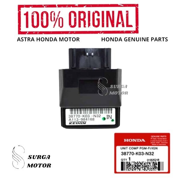 Jual Unit Comp Pgm Fi Ignition Ecm Ecu Cdi Honda Revo Fi Injection Injeksi Pgm Fi Engine