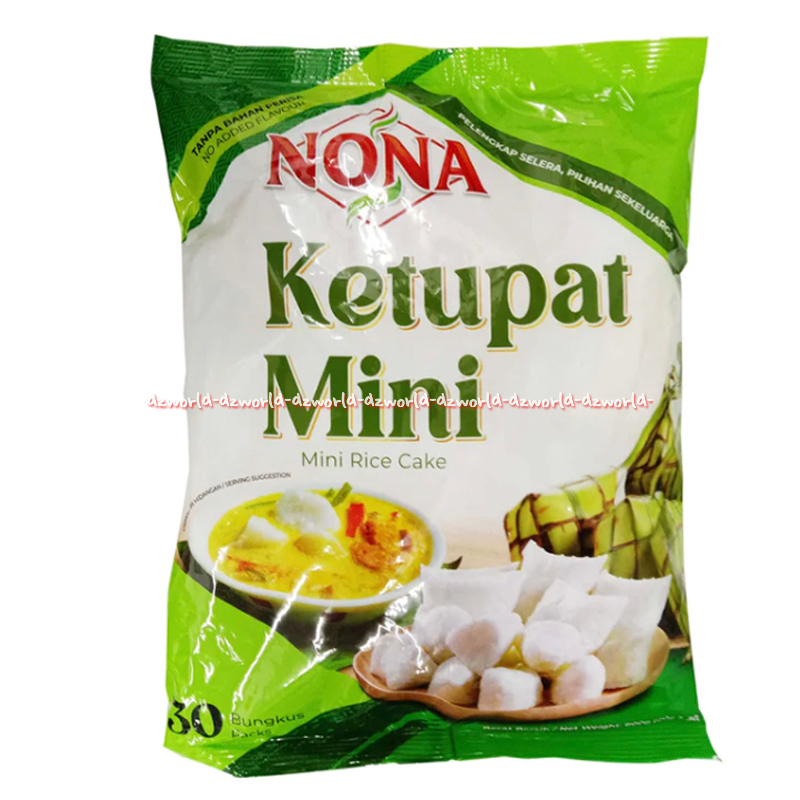 Jual Nona Ketupat Mini Isi 30bungkus Satayrice Ketupat Mini Instan Cara ...