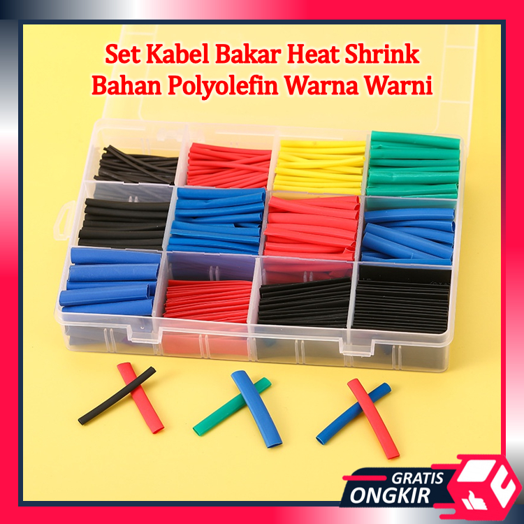 Jual Gratis Ongkir Set Kabel Bakar Heat Shrink Bahan Polyolefin