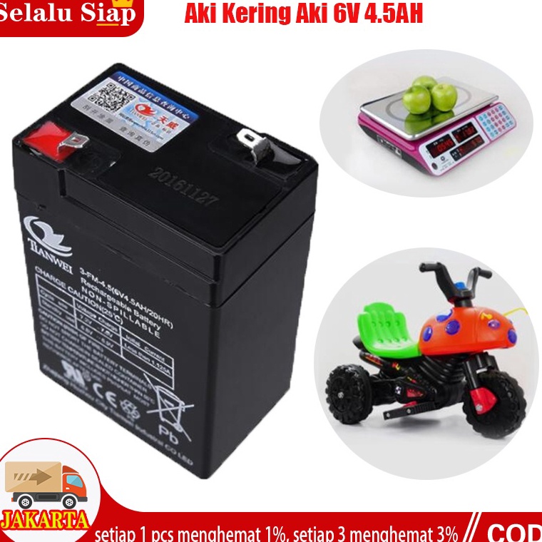 Jual Special Price aki kering 6v 45ah aki kering genset 6v 2ah aki