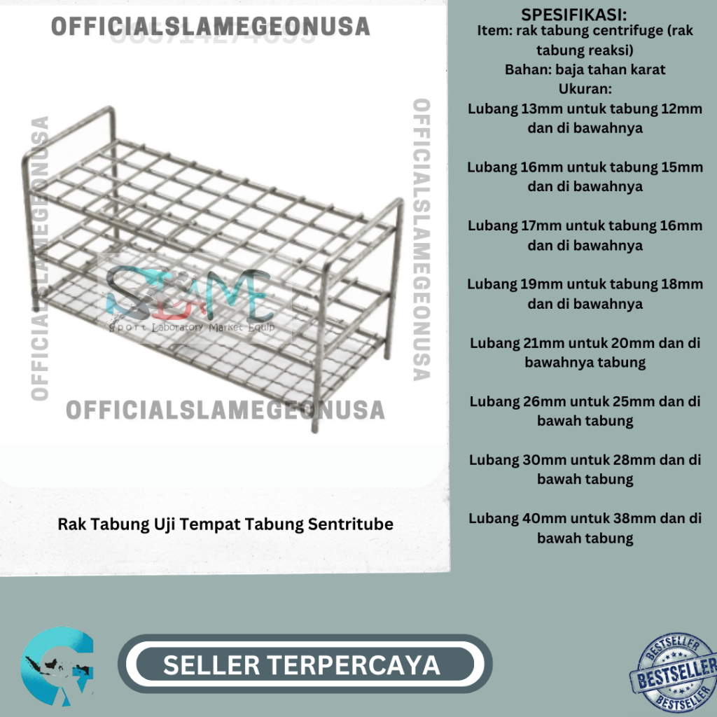 Jual Rak Tabung Uji Tempat Tabung Sentritube | Shopee Indonesia