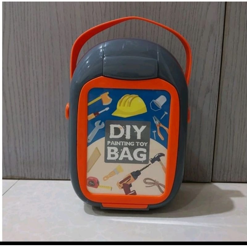 Jual Mainan Bowa DIY Painting Toy Bag Tool Suitcase Engineer Shopee