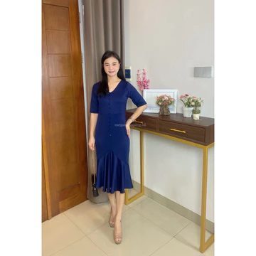 Meganshoping Mermaid Dress Scuba Casual Formal Bodycon Body Fit Korea Look Vintage Fashion