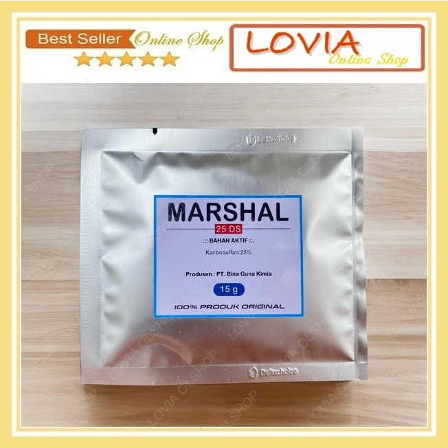 Jual Repack 15 Gram Insektisida MARSHAL 25DS Bahan Aktif Karbosulfan ...