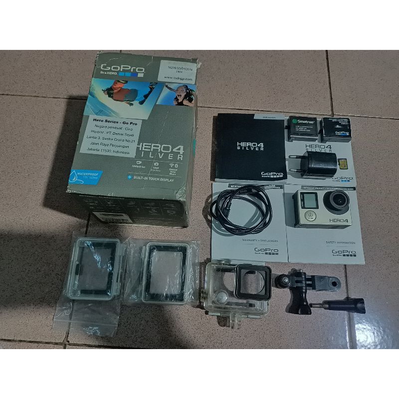 Jual Gopro hero4 silver 4k 15fps superview 12 megapixel wifi ...