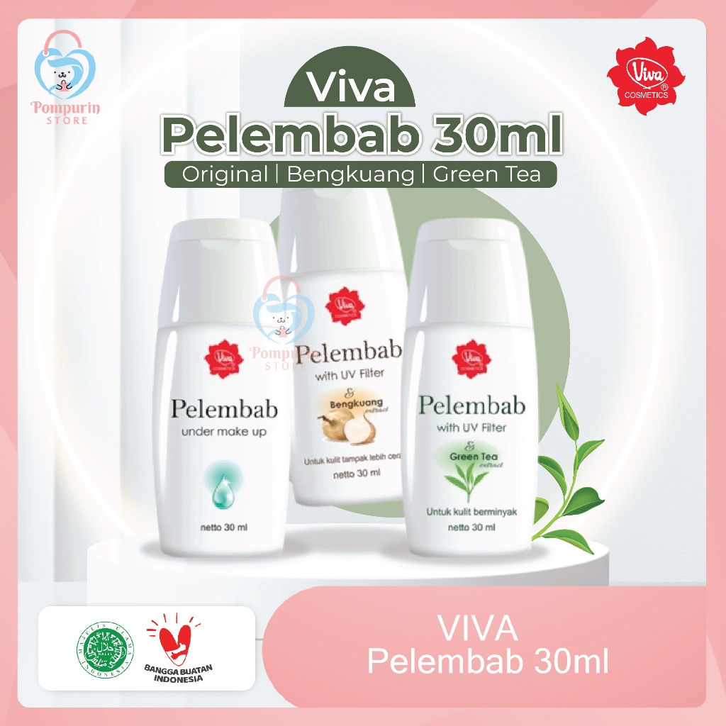 Jual VIVA Pelembab 30ml (Original/Bengkuang/Green Tea) BPOM Shopee