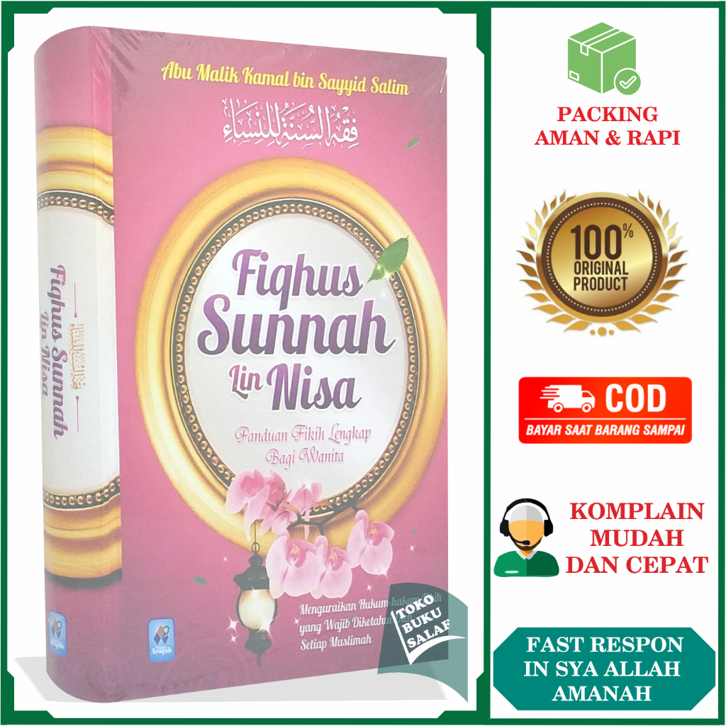 Jual Fiqhus Sunnah Lin Nisa Fiqih Sunnah Wanita Panduan Fikih Lengkap