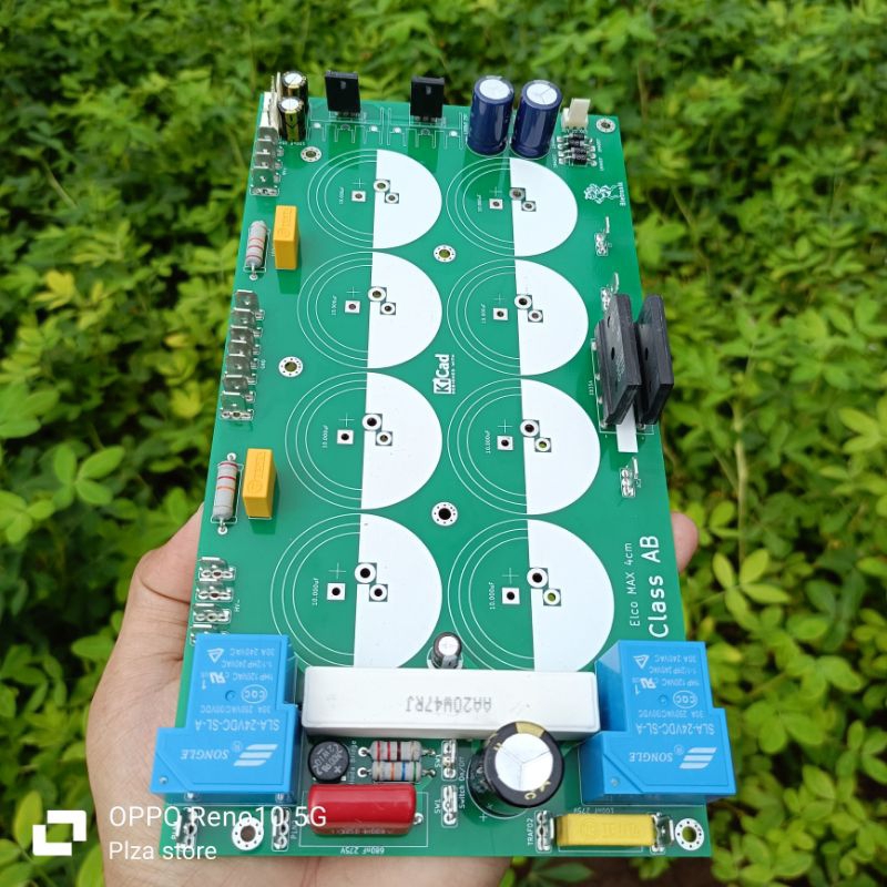 Jual Kit pcb psu 8 elko lengkap softstar+Teg simetris double layer ...