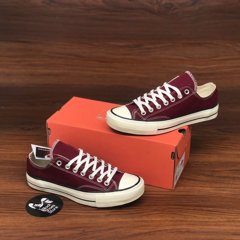 Converse maroon low online