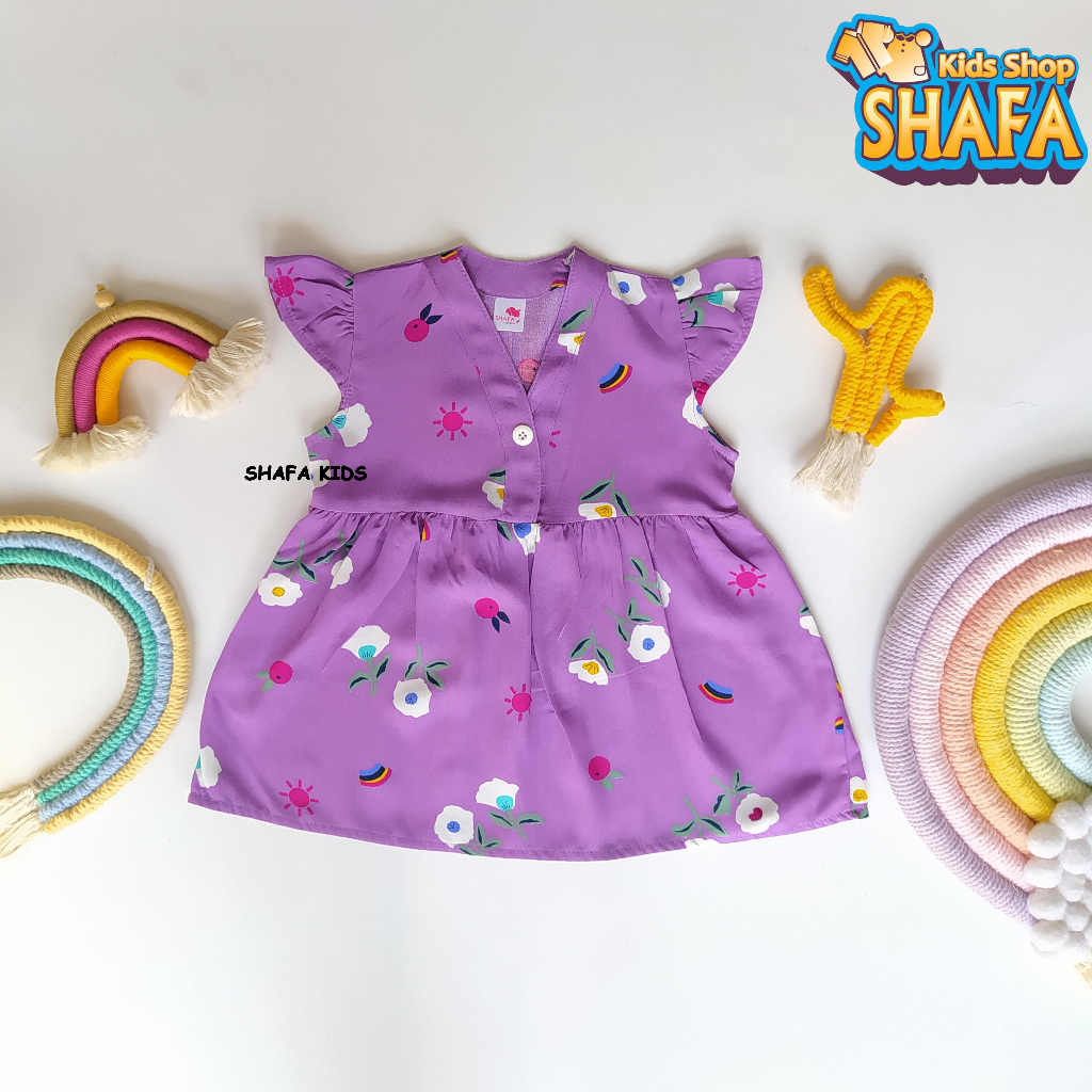 Jual SHAFA KIDS SHOP/ DRESS BAYI PEREMPUAN NEWBORN USIA 0 18 BULAN BAJU ...