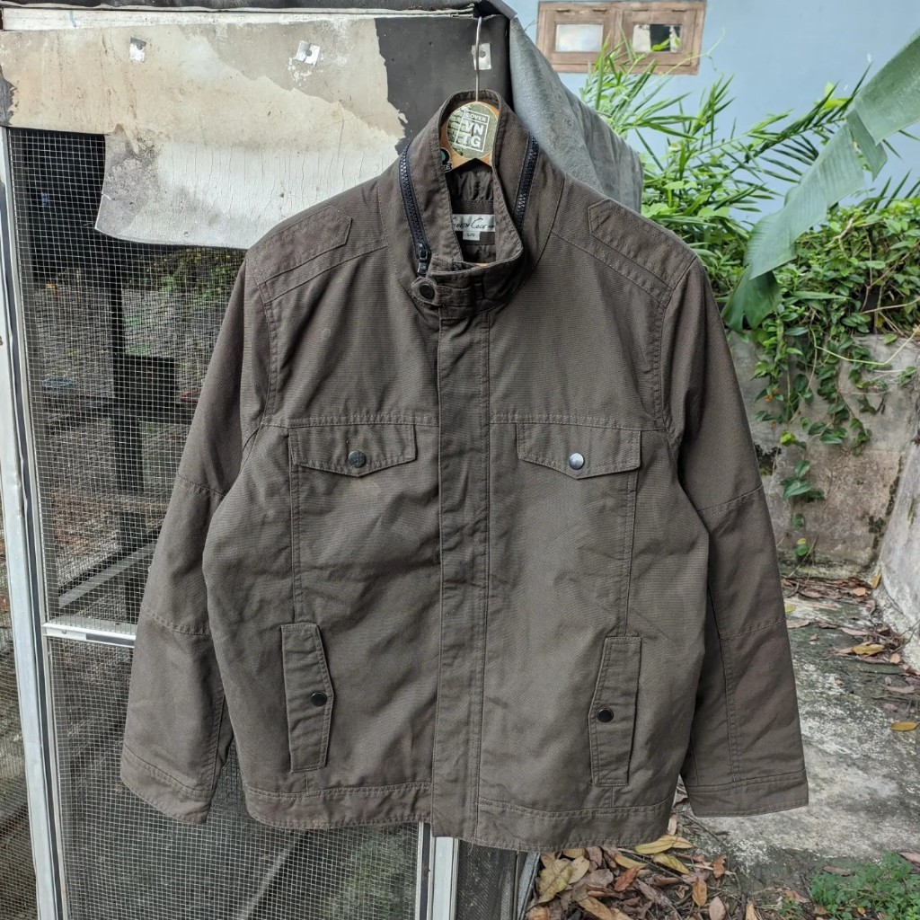 Jual Jacket Kenneth Cole Military Coats Jacket Casual Original Canvas Shopee Indonesia