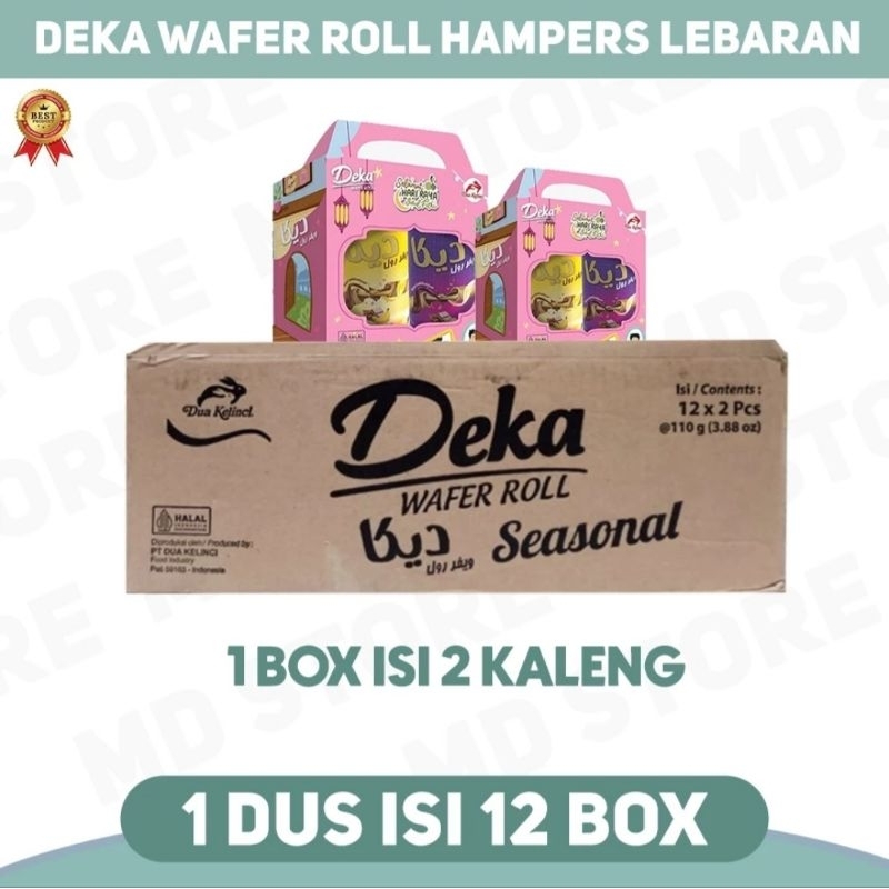 Jual Deka Wafer Roll edisi 2025 Deka Gift Box Deka Wafer Roll Hampers ...