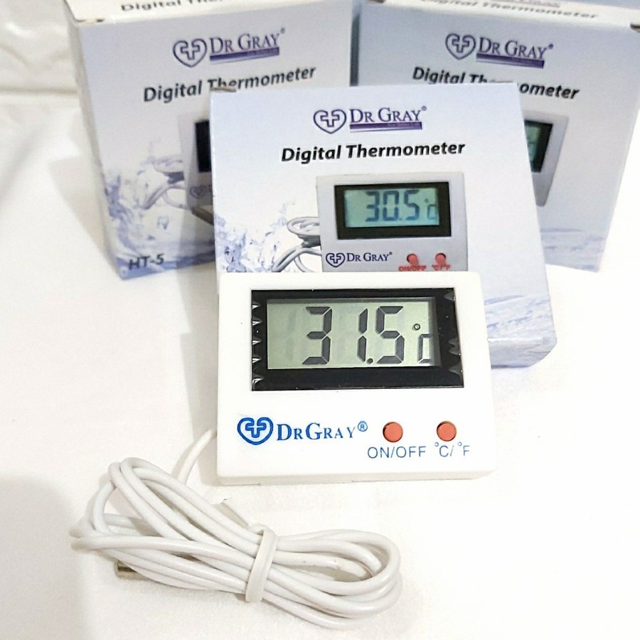 Jual Termometer digital /kulkas/Rumah kaca Termometer Digital Dr.Gray ...