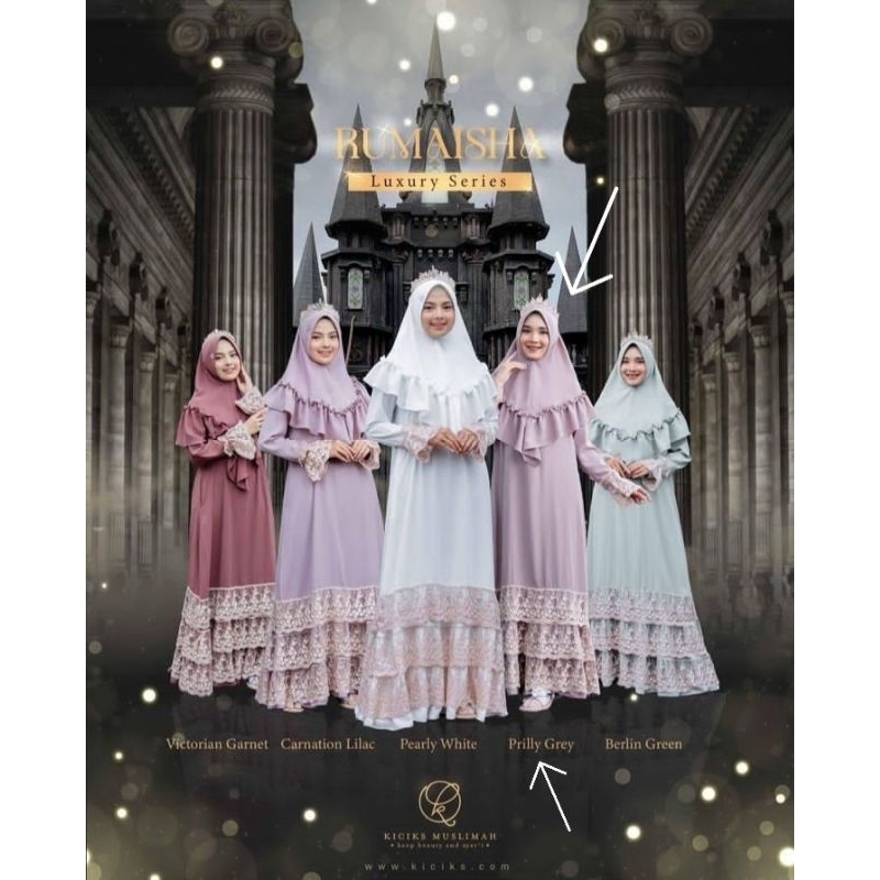 Jual Preloved Rumaisha Dress ( Brand : Kiciks Muslimah ) | Shopee Indonesia