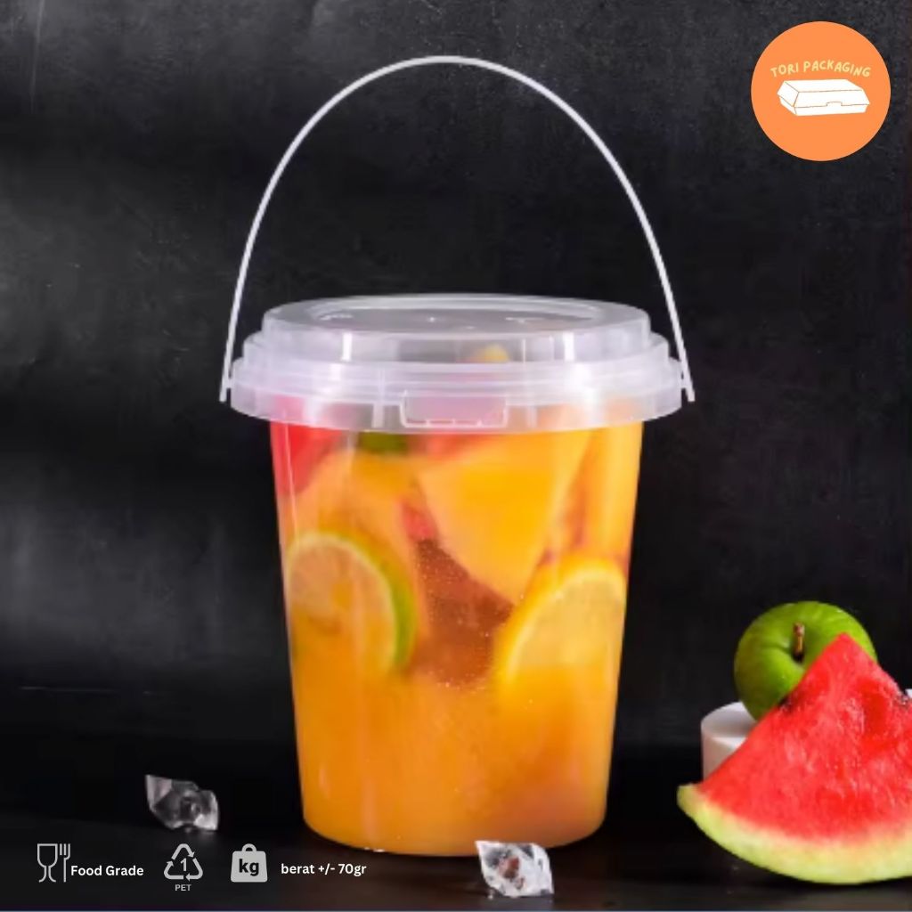 Jual cup PP Ember Dessert Es Buah Es Cream 500 ml 700 ml 1000 ml mix ...