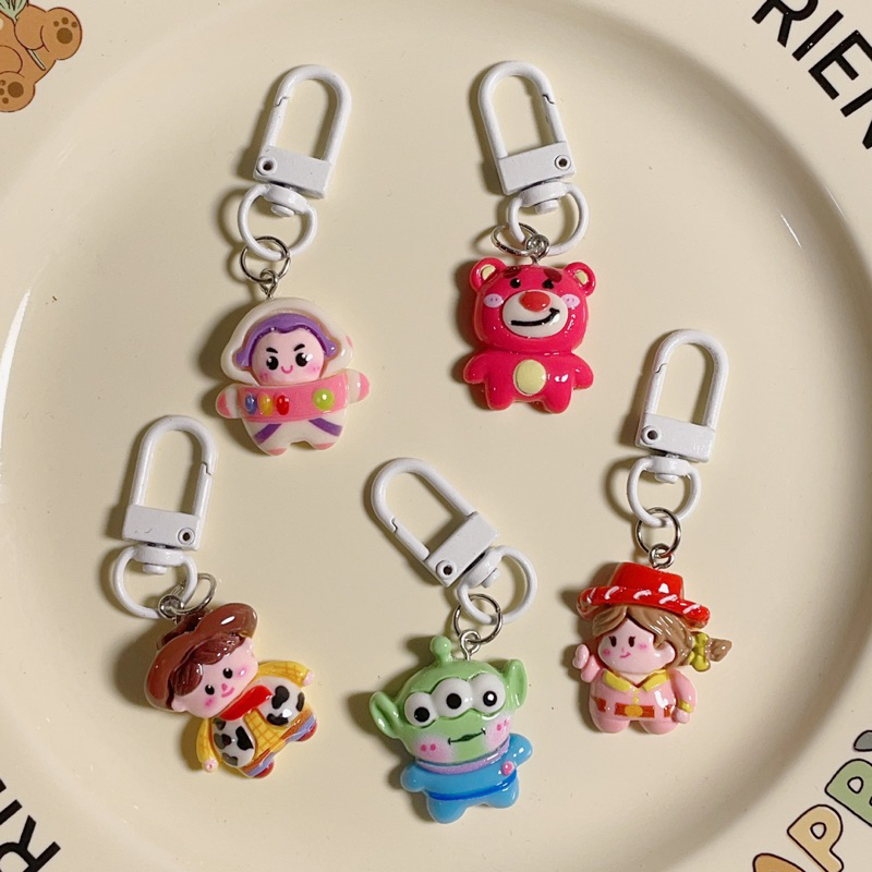 Jual Ready ! [Min Order 2 ] Gantungan Kunci Ganci Toy Story Keychain