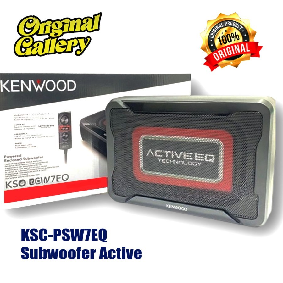 Subwoofer Amplificato Kenwood KSC-PSW7EQ - Bassi Potenti 160W