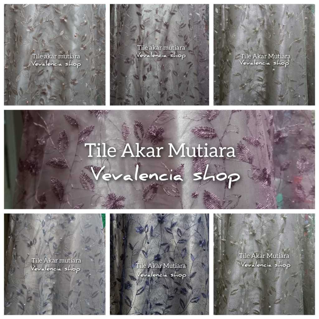 Jual Tile Akar Mutiara/tulle akar mutiara | Shopee Indonesia