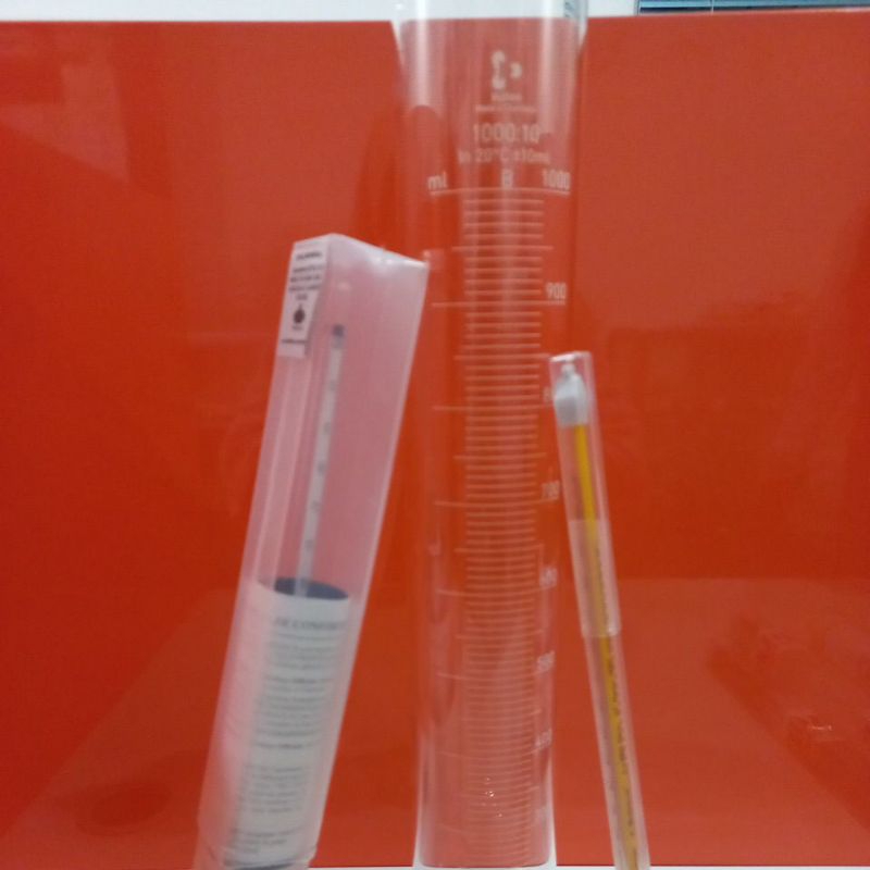 Jual Hydrometer Astm Bio Solar Gelas Ukur Duran 1l Dan Glass Thermometer Shopee Indonesia 1151