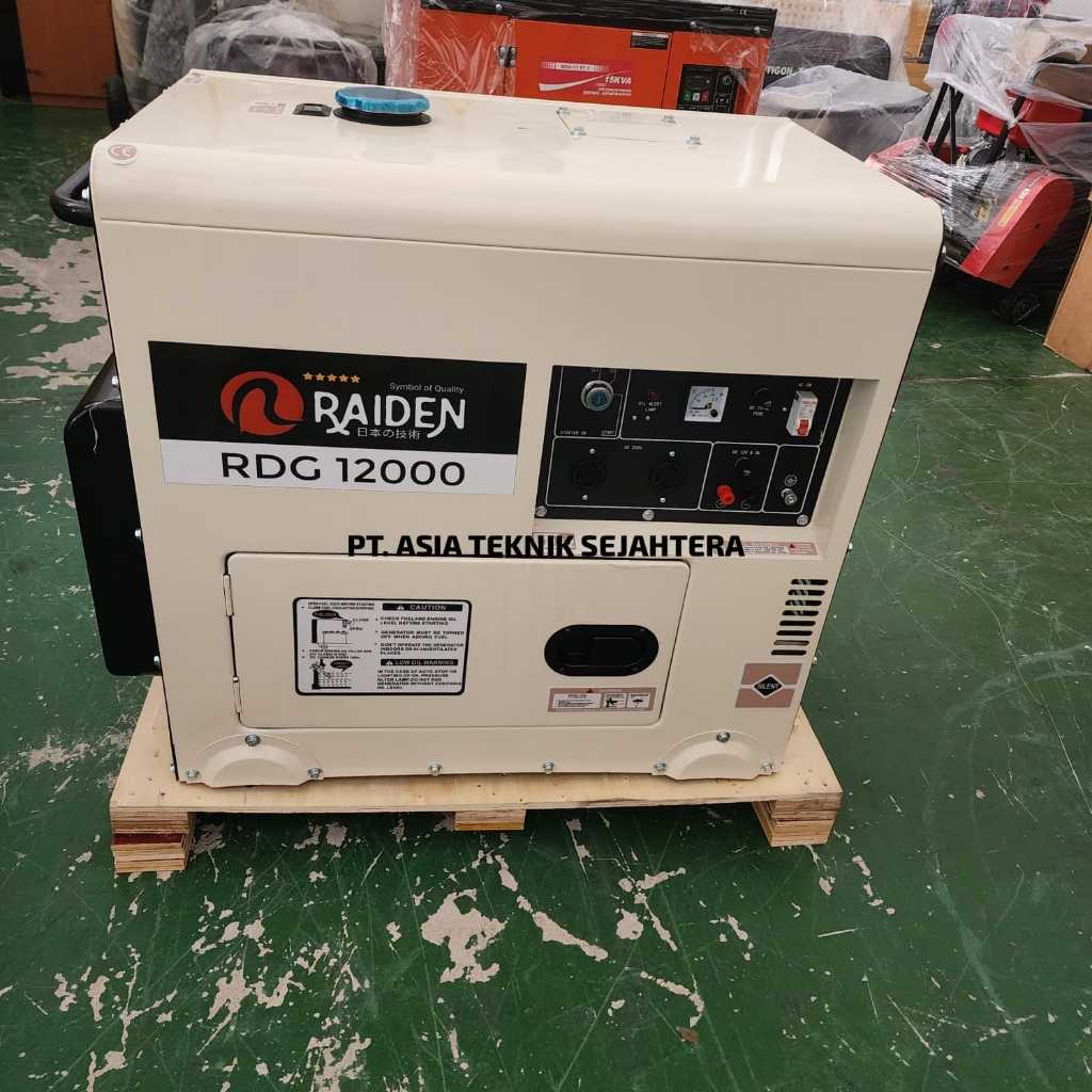 Jual silent genset 7000 watt diesel Raiden Heavy Duty | Shopee Indonesia