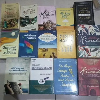 Buku BACAAN ISLAMI / AGAMA ISLAM / ISLAM / MUKJIZAT SABAR / DOA ZIKIR / HAYAT AL QULUB / DOA AJARAN ILAHI / FIQIH KELUARGA / SUFI DISPORA / MUKJIZAT SHALAT MALAM / KESEHATAN RASULULLAH / AMALAN PEMBUKA REZEKI