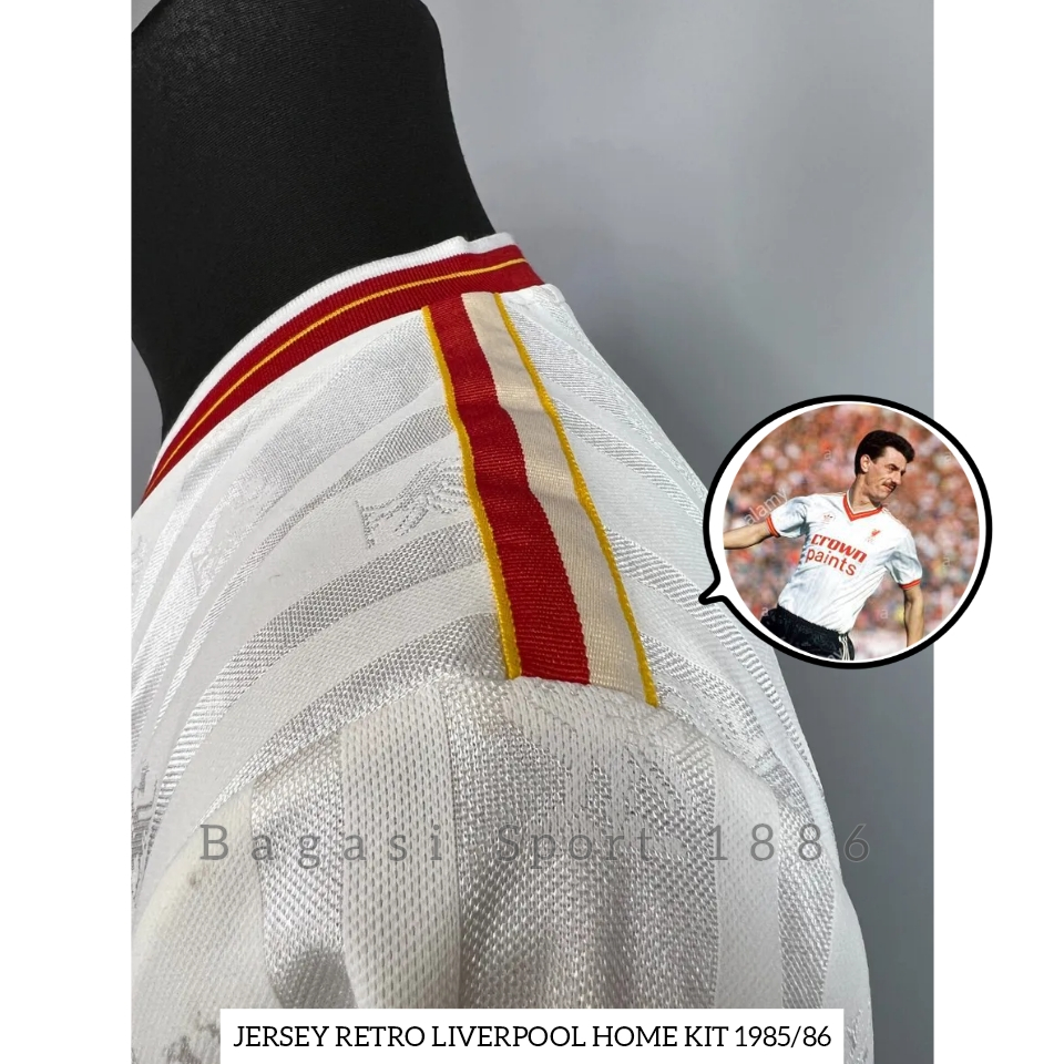 Jual Jersey Retro Livpool Liverp00l The Reds Kop Away Kit Tandang 1985/ ...