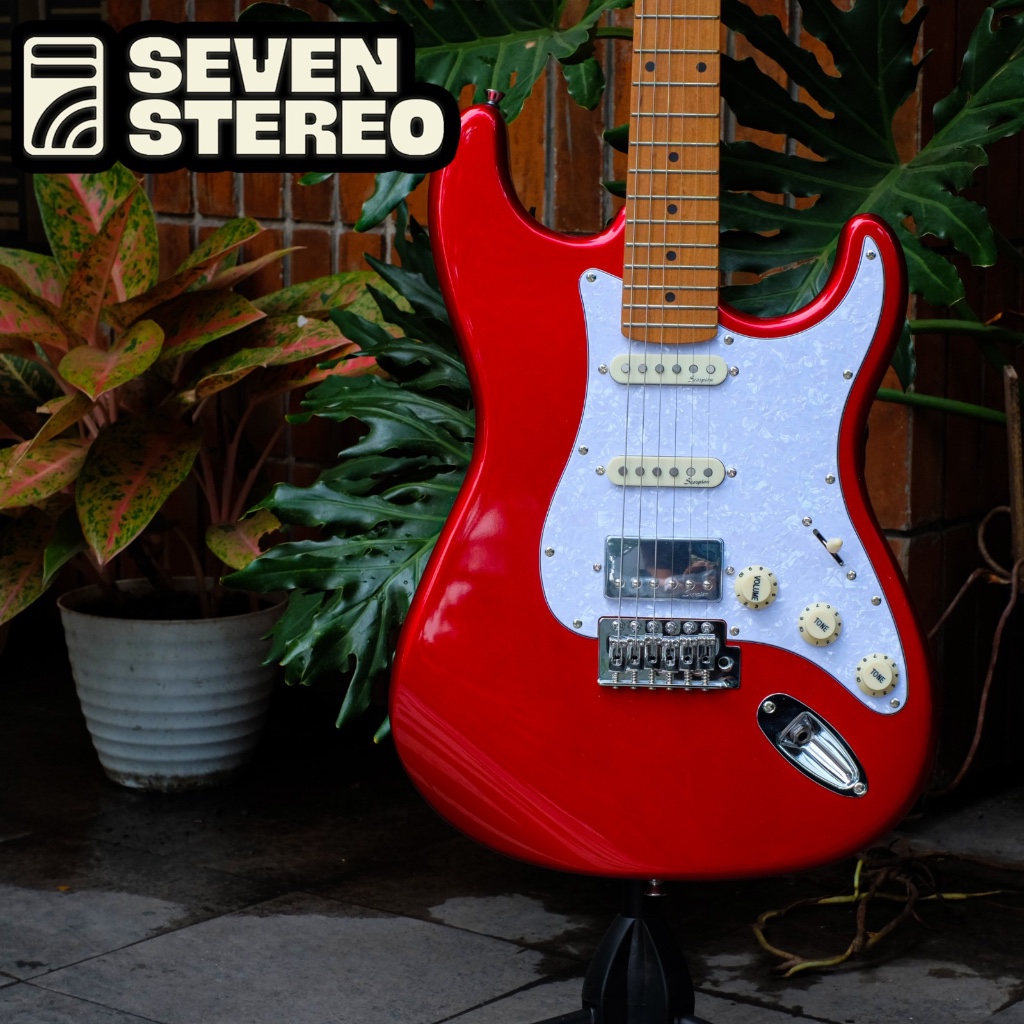 Jual Scorpion JS20 HSS Stratocaster Roasted Maple FB - Black Jaguar ...