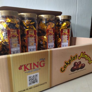 Jual Coklat Almond Isi Toples Dalam Dus D King Musdalifah Isi Per