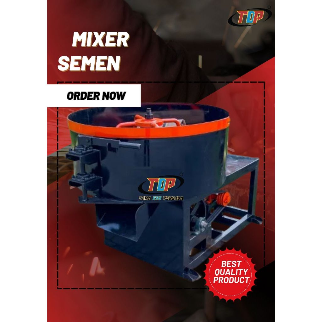 Jual Mixer Adukan Semen Untuk Pembuatan Beton/Batako/Paving Block Dll ...