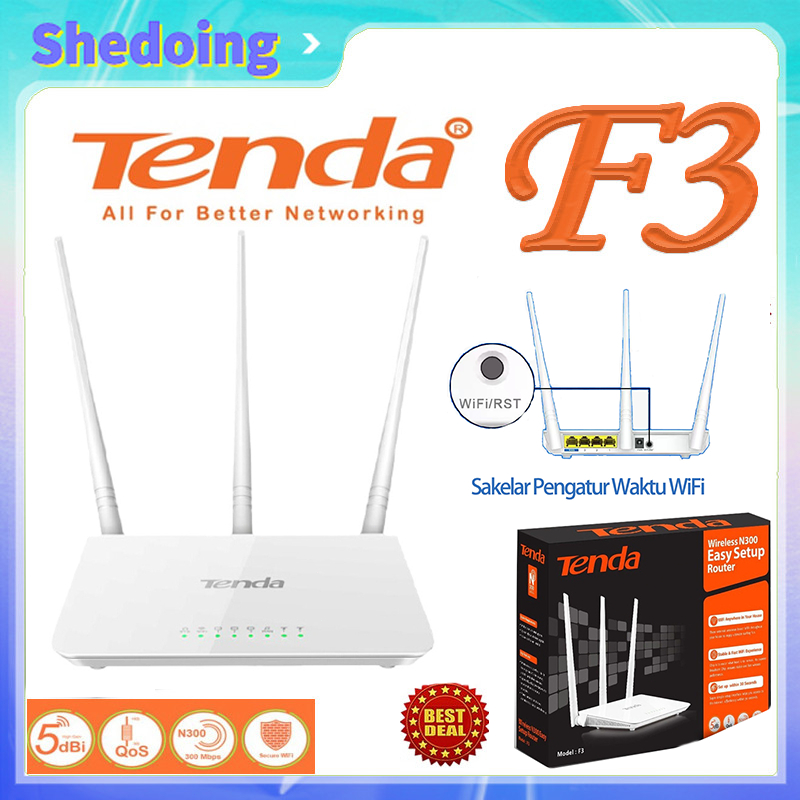 Jual Router Tenda F Bekas Antena Wireless Ruter Mbps Tiga Antena Tenda Router Wifi Antena