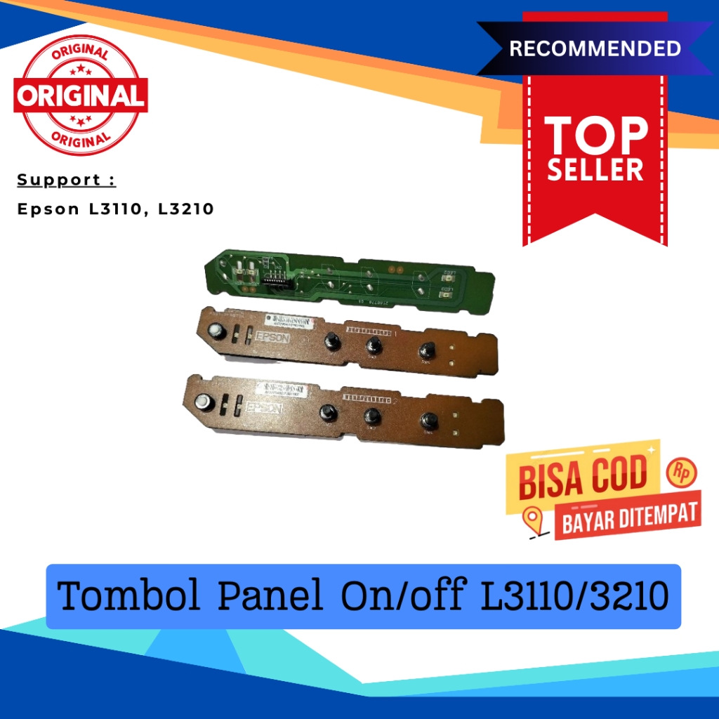 Jual Tombol Panel On Off Printer Epson L3110 L3210 (Used) Like New ...