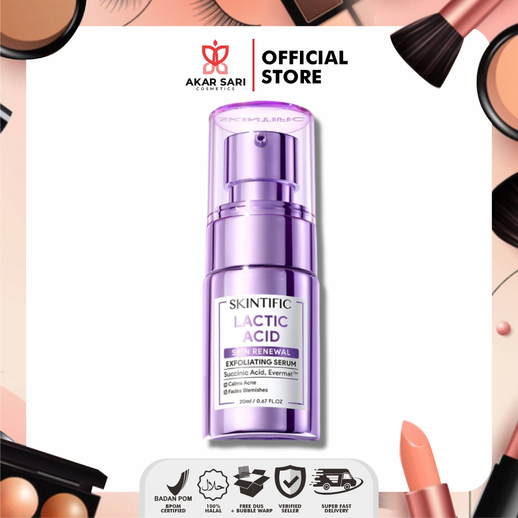 Jual SKINTIFIC PEELING LACTIC ACID SKIN RENEWAL EXFOLIATING SERUM
