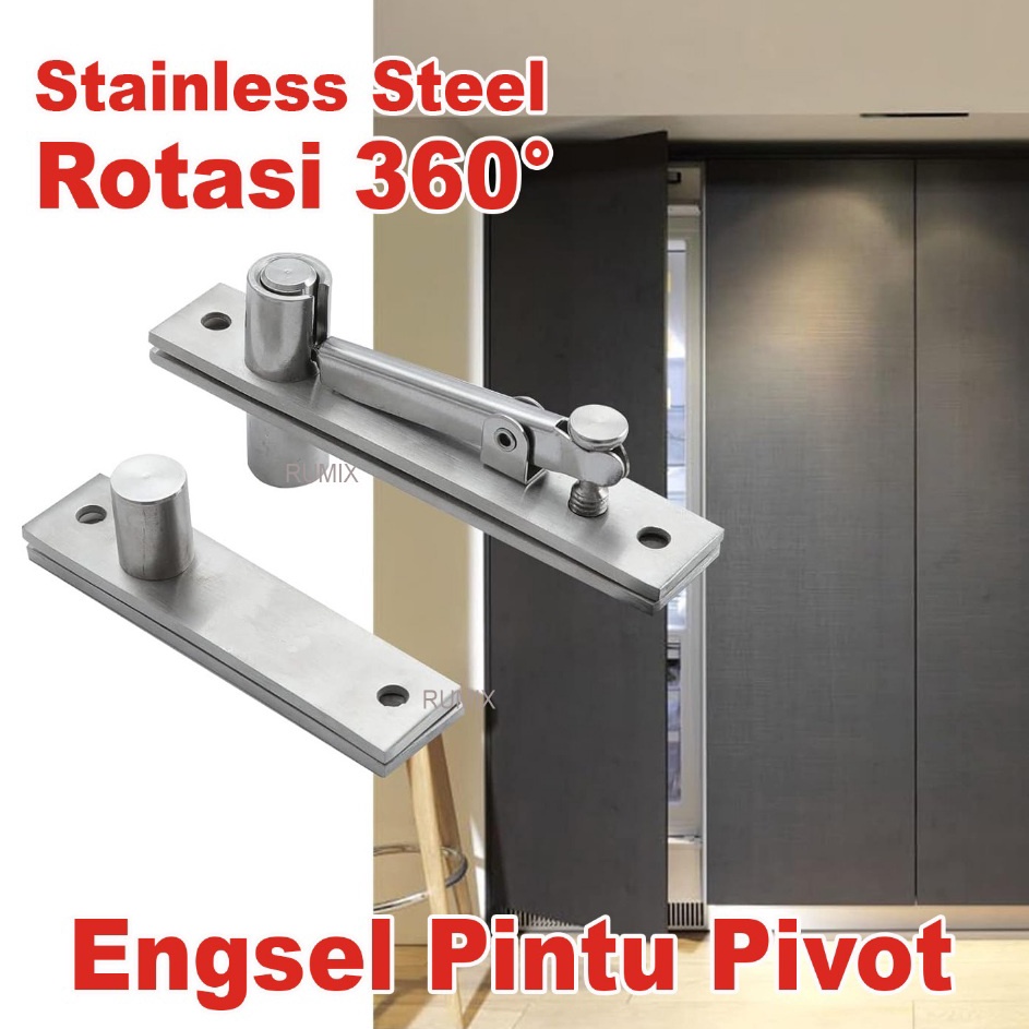 Jual Model Populer Engsel Pivot Atas Bawah Set Engsel Pintu Ayun