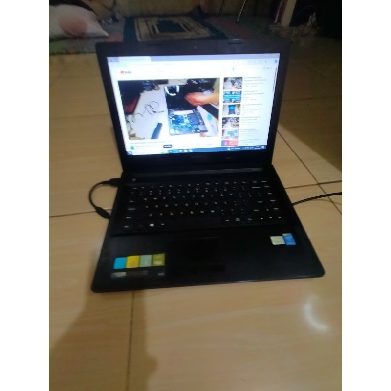 Laptop Lenovo G40 Professor i3 gen ram 4gb batre drop