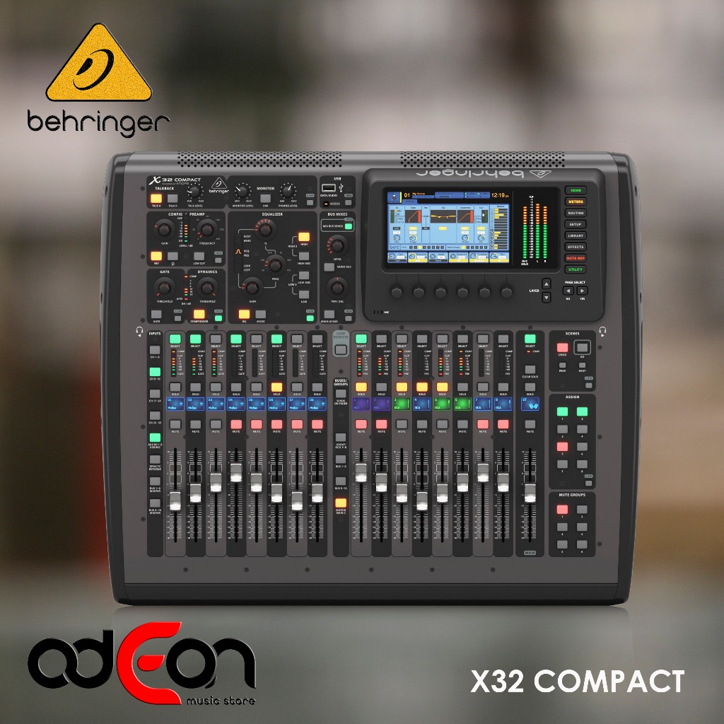 Jual BEHRINGER X32 COMPACT 40-Input, 25-Bus Digital Mixing Console ...