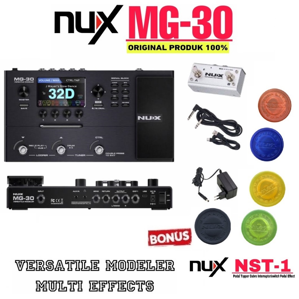 Jual Nux Efek Gitar Nux Mg Nux Mg Nux Mg Original Effect Modelling Processor