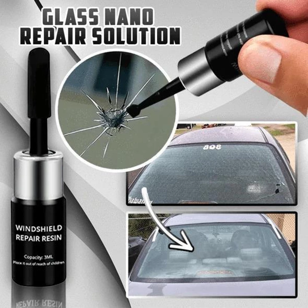 Lem Windscreen Repair Kit Glass 3ml Lem Penghilang Retak Layar Hp Kaca Mobil & Semua Jenis Kaca | AutoStock