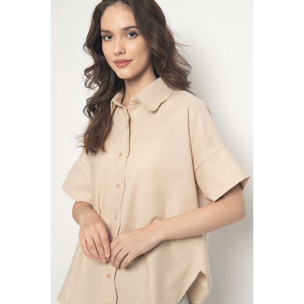 Jual SEMINGGU - Atter Scallop Shirt | Shopee Indonesia
