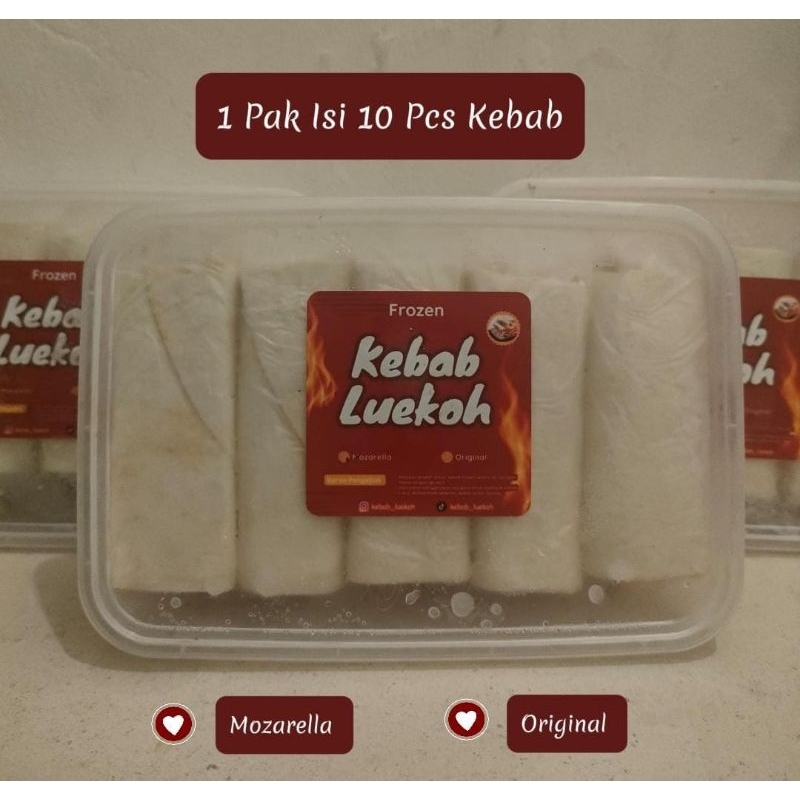 Jual KEBAB FROZEN FULL DAGING (1 PAK ISI 10) | Shopee Indonesia