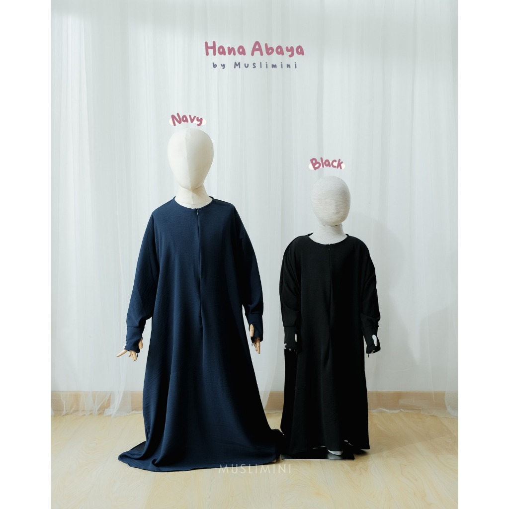 Jual Muslimini Hana Abaya Premium Crinkle Airflow Shopee Indonesia