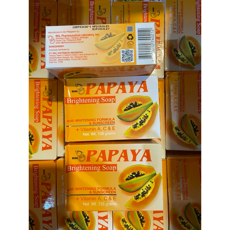 Jual Sabun papaya Philippine besar Ori / RDL papaya brightening soap ...